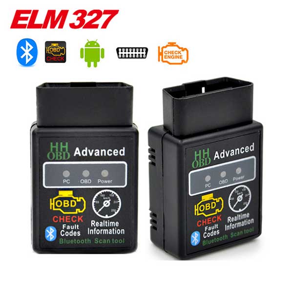HH OBD2 V2.1 Diagnostic Bluetooth Scan Adapter For Android Torque Car ...