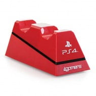 4Gamers Dual Charge & Stand Red - PS4 Controller