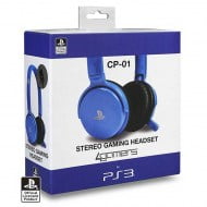 4Gamers Stereo Gaming Headset CP-01 Blue - PS3 Console