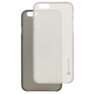 4smarts Bellevue Ultra Thin Silicone Clip Black / White - Apple iPhone 6 Plus / 6s Plus