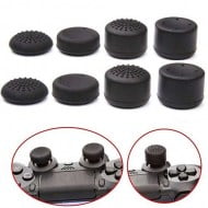 Ornate Analog Controller Thumbstick Silicone Grip Cap Cover 8X Black - Xbox One Controller