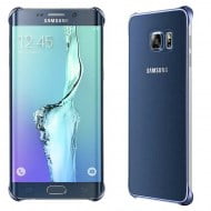 Samsung Faceplate Clear Cover Θήκη EF-QG928CB Blue / Black - Galaxy S6 Εdge Plus SM-G928F