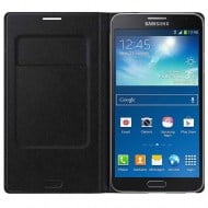 Samsung Flip Case Leather Θήκη EF-WN750BB Black - Galaxy Note 3 Lite / Neo SM-N7505