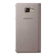 Samsung Flip Cover Θήκη EF-WA510PF Gold - Galaxy A5 2016 SM-A510F
