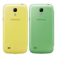 Samsung Flip Cover Set Θήκη EF-FI919BZ Green / Yellow - Galaxy S4 Mini