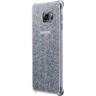 Samsung Faceplate Glitter Cover Case Θήκη EF-XG928CS Silver - Galaxy S6 Edge Plus SM-G928F