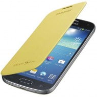 Samsung Flip Cover Θήκη Yellow EF-FI919BY - Galaxy S4 Mini I9195 / I9192