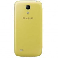 Samsung Flip Cover Θήκη Yellow EF-FI919BY - Galaxy S4 Mini I9195 / I9192