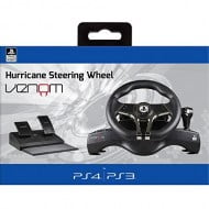 Steering Wheel Official Sony Licensed Venom Hurricane - PS4 / PS3