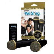 Microphones We Sing Gold Top 2 Mic Bundle & USB Hub - PS4 / PS3 / Xbox One / Xbox 360 / Wii / Wii U