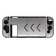 Aluminium Protective Case Metal Cover Silver - Nintendo Switch Console