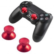 Analog Thumbsticks Aluminium Red - PS4 Controller