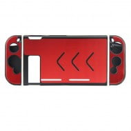 Aluminium Protective Case Metal Cover Red - Nintendo Switch Console