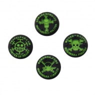 Analog Caps ThumbStick Grips 4 Pieces One Piece Green