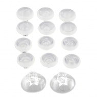 Analog Controller FPS ThumbSticks Grips Caps Cover 12X Transparent