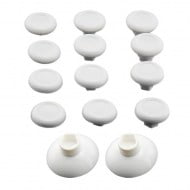 Analog Controller FPS ThumbSticks Grips Caps Cover 12X White