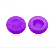 Analog Controller Thumb Stick Silicone Grip Cap Cover 2X Purple