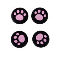 Analog Thumb Grips Silicone Caps Cover 4X Cats Paw Pink