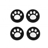 Analog Thumb Grips Silicone Caps Cover 4X Cats Paw White