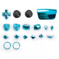 Buttons Electroplating Set Mod Kits Blue - PS5 Controller