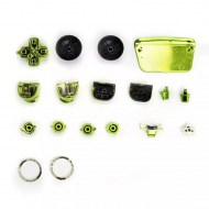 Buttons Electroplating Set Mod Kits Green - PS5 Controller