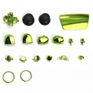 Buttons Electroplating Set Mod Kits Green - PS5 Controller