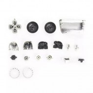 Buttons Electroplating Set Mod Kits Silver - PS5 Controller