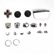 Buttons Electroplating Set Mod Kits Silver - PS5 Controller