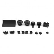 Buttons Plastic Set Mod Kits Black - PS4 V2 Controller