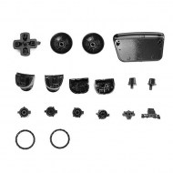 Buttons Plastic Set Mod Kits Black - PS5 Controller