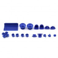 Buttons Plastic Set Mod Kits Blue - PS4 Controller