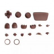 Buttons Plastic Set Mod Kits Brown - PS5 Controller