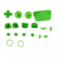 Buttons Plastic Set Mod Kits Green - PS5 Controller