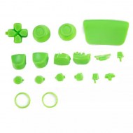 Buttons Plastic Set Mod Kits Green - PS5 Controller