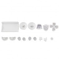 Buttons Plastic Set Mod Kits White - PS4 V2 Controller