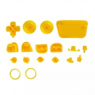 Buttons Plastic Set Mod Kits Yellow - PS5 Controller