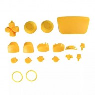 Buttons Plastic Set Mod Kits Yellow - PS5 Controller