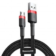Cable Baseus Cafule CAMKLF-C91 USB 2.0 Micro USB Red / Black 2m