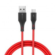 Cable BlitzWolf BW-MC14 USB 2.0 Micro USB Male To USB-A Male Red 1.8m