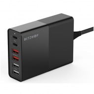 Charging Station BlitzWolf BW-S16 4x USB-A / 2x USB-C Black 75W