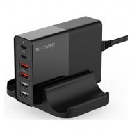 Charging Station BlitzWolf BW-S16 4x USB-A / 2x USB-C Black 75W