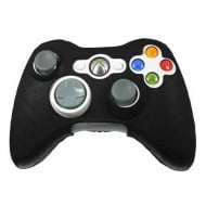 Silicone Case Skin Black - Xbox 360 Controller