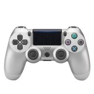 Double Motor 4 Wireless Controller OEM Silver - PS4 Controller
