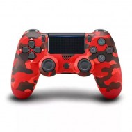 Double Motor 4 Wireless Controller OEM Camouflage Red - PS4 Controller