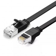 Ethernet UGreen 50186 Flat RJ45 UTP Cable Cat 6 Pure Copper Black 3m