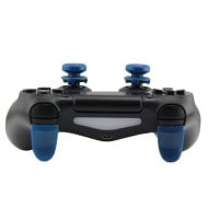 Extended Trigger R2 L2 Blue & FPS Grips Caps Blue COD 3 - PS4 Controller