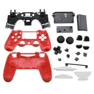 Full Housing Shell Red & Buttons - PS4 Controller