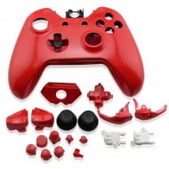 Full Set Housing Shell Case Buttons Red - Xbox One Controller