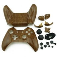 Full Set Housing Shell Case Buttons Wood - Xbox One Controller