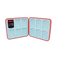 Game Card Case Holder Cartridge Box Red 12 in 1